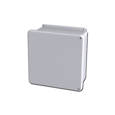 Saginaw Control & Engineering Captive Screws Electrical Enclosures, 13.38 in H, 6.35 in D, 13.38 in W, NEMA 4, 4X, 12, 13 SCE-1212FG